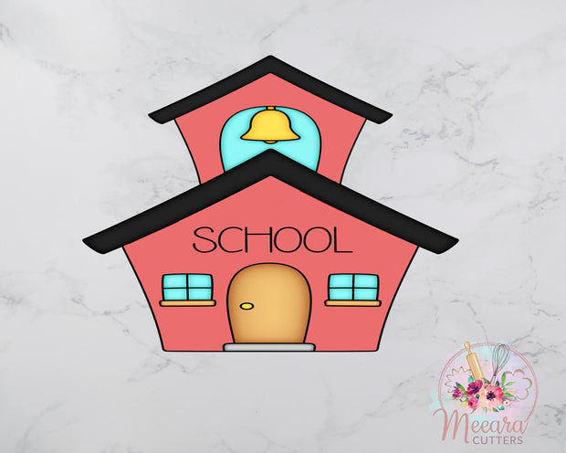 School Cookie Cutter | Back to School | First Day of School | Teacher Appreciation | Fondant Cutter