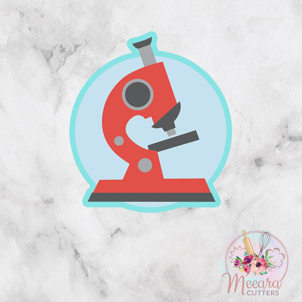 Microscope Cookie Cutter | Science | Birthday | Fondant Cutter