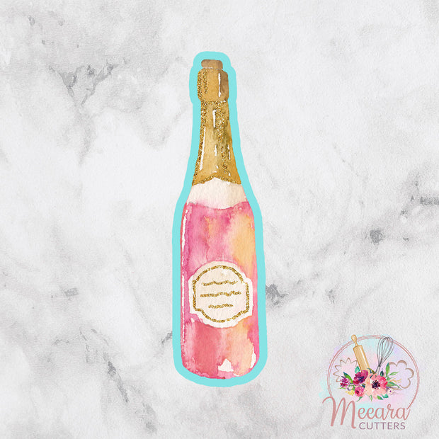 Champagne Cookie Cutter | Bachelorette Party | Wedding | Fondant Cutter