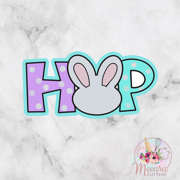 Hop Cookie Cutter | Bunny | Easter | Fondant Cutter