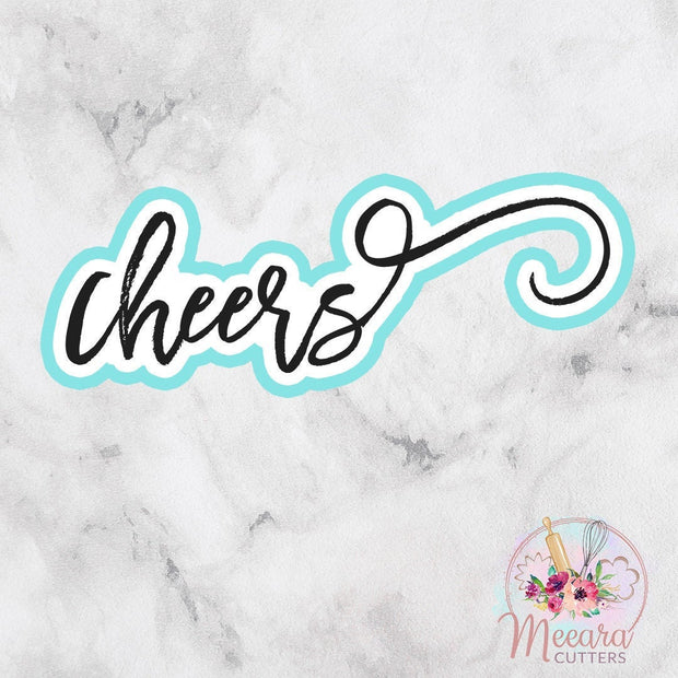 Cheers Cookie Cutter | Bachelorette Party | Wedding | Fondant Cutter