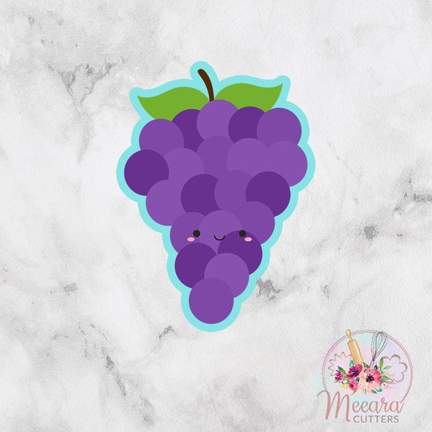 Grape Cookie Cutter | Food | Fondant Cutter | Fruit