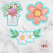 Flower Cookie Cutter Set | Easter Cookie Cutter | Spring Flower | Set Of 3 Cutters