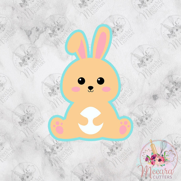 Adorable Bunny Cookie Cutter for Birthday Parties and Fondant Designs