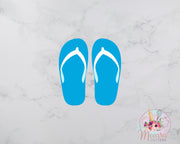 Sandals Cookie Cutter | Flip Flops Cookie Cutter | Fondant Cutter | Summer Theme