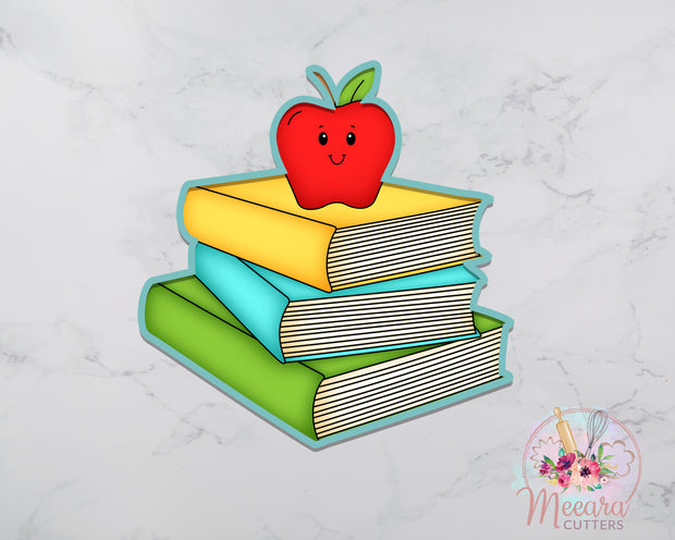 Book Cookie Cutter | Back to School | First Day of School | Teacher Appreciation | Fondant Cutter