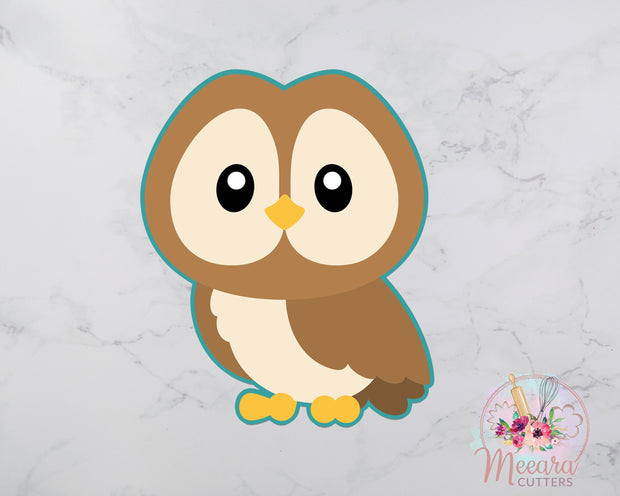 Woodland Owl Cookie Cutter | Woodland Cookie Cutter | Fondant Cutter