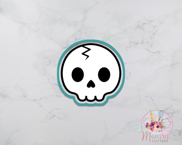 Skull Cookie Cutter | Skeleton Cookie Cutter | Halloween Cookie Cutter | Fondant Cutter