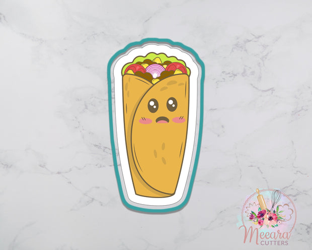 Burrito Cookie Cutter | Fiesta Party | Cinco de Mayo | Fondant Cutter