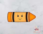 Crayon Cookie Cutter | Back to School | First Day of School | Teacher Appreciation | Fondant Cutter