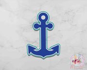 Anchor Cookie Cutter | Nautical Cookie Cutter | Under The Sea Theme | Birthday Party | Fondant Cutter