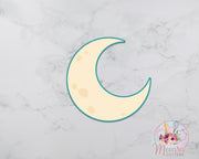 Moon Cookie Cutter | Crescent Moon Cookie Cutter | Halloween Cookie Cutter | Fondant Cutter