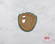Baseball Glove Cookie Cutter | Father's Day Cookies | Birthday Cookies | Fondant Cutter