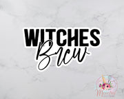 Witches Brew Cookie Cutter | Personalized Plaque Cookie Cutter | Halloween Cookie Cutter | Witch Cookie Cutter