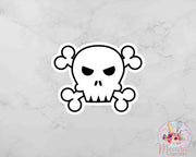 Skull Cookie Cutter | Skeleton Cookie Cutter | Halloween Cookie Cutter | Fondant Cutter | Pirates Cookie Cutter