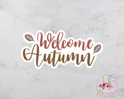 Welcome Autumn Cookie Cutter | Halloween Cookie Cutter | Autumn Cookie Cutter | Fondant Cutter